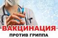 Вакцинация – надежная защита от гриппа!