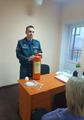 Сотрудники Брагинского РОЧС напомнили работникам центра гигиены и эпидемиологии об эффективности автономных пожарных извещателей